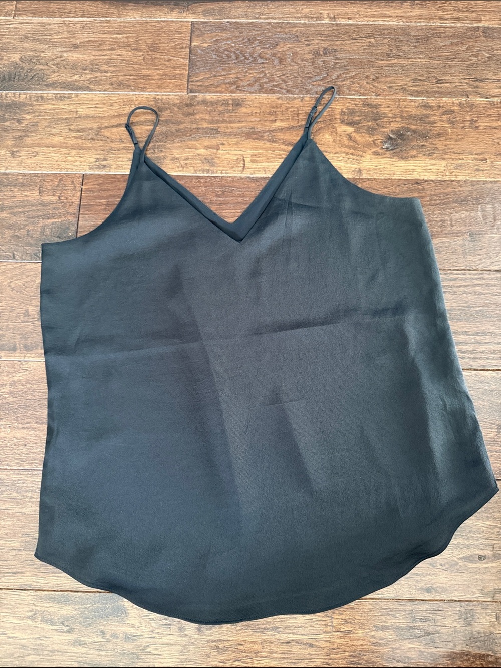 Express Black V-Neck Spaghetti Strap Tank